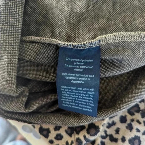 Tommy Hilfiger Leopard Print Dress size large - Picture 5 of 5